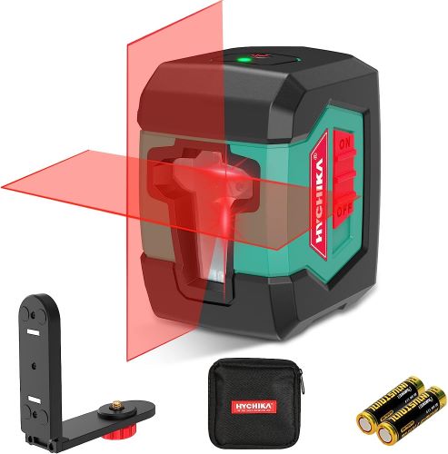  Nivel Laser HYCHIKA, Autonivelante Rojo, 15m, Manual-Automático