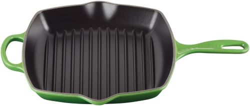 Le Creuset Sartén skillet cuadrada grill de hierro fundido