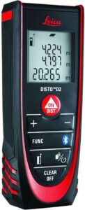Leica DISTO D2-Medidor láser de distancia multifuncional con Bluetooth