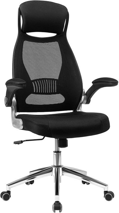 SONGMICS OBN86BK Silla giratoria de Oficina
