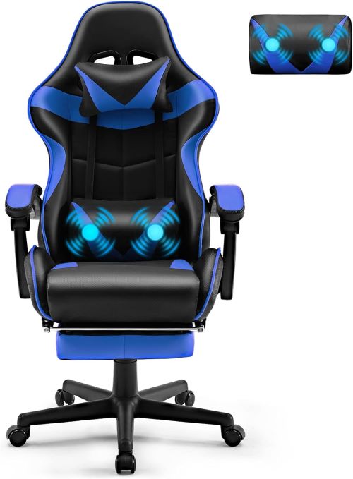 Soontrans Silla Gaming con Masajeador