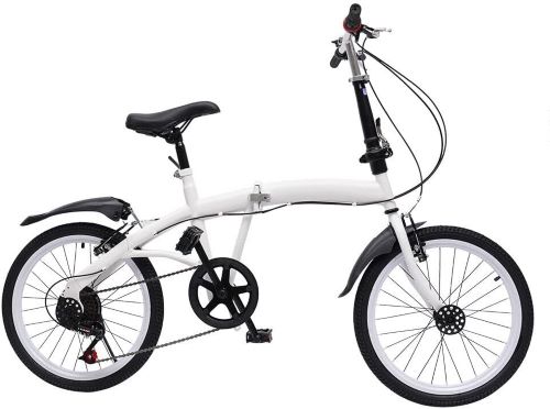 Jolre Bicicleta plegable de 7 velocidades
