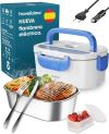 TRAVELISIMO Fiambrera Eléctrica Comida Trabajo