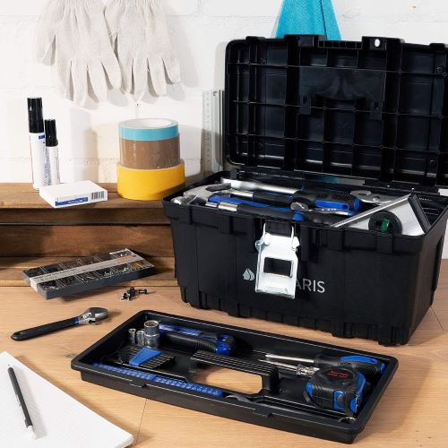 Navaris caja de herramientas de plástico