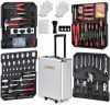 MONZANA Set de Herramientas 899 Pzs Maleta Carrito Portaherramientas