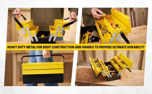 STANLEY 1-94-738 - Caja de herramientas metálica de 5 cajones