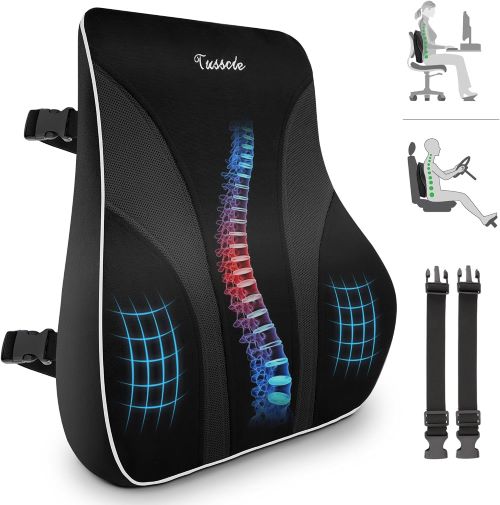 Tusscle Cojín Lumbar Silla Oficina