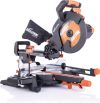 Evolution Power Tools R255SMS Sierra ingletadora Deslizante