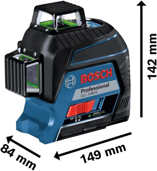 Bosch Professional Nivel láser GLL 3-80 G-2