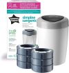  Tommee Tippee Contenedor de Plástico para Pañales Simplee