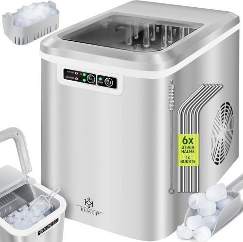 KESSER® Máquina de hacer hielo Cubitos de acero