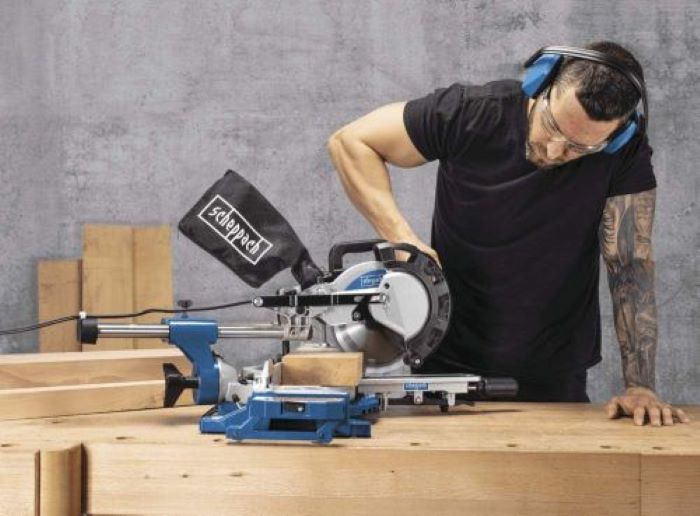 ingletadora telescópica Bosch Professional GCM 80 SJ guia