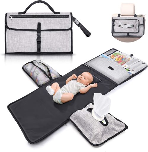 Cambiador bebé portátil e impermeable XL - Este cambiador de pañales es un bolso (