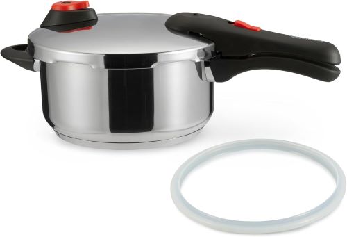 Amazon Basics Olla A Presión de Acero Inoxidable