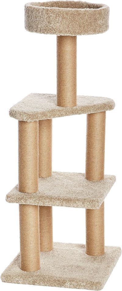 Amazon Basics - Árbol de gatos con postes rascadores