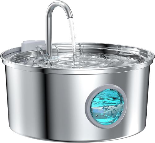 Fuente para Gatos Acero Inoxidable Bebedero Gatos - 3.2L