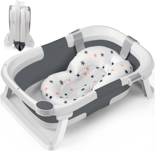 DEANIC Bañera Plegable Bebé, Asiento Bañera