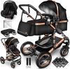 KIDUKU® Carrito de Bebé 3 en 1 -Silla de Paseo para Niños