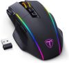 Wireless - Ratón para Gaming, Tri-Mode 2.4G-USB-C-Bluetooth Mouse hasta 10000DPI