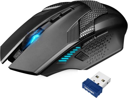 TECKNET Ratón Gaming Inalámbrico 2.4G Ratón Óptico Gaming