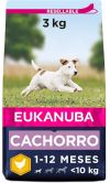 Eukanuba cachorros de raza pequeña, rico en pollo fresco 3 kg