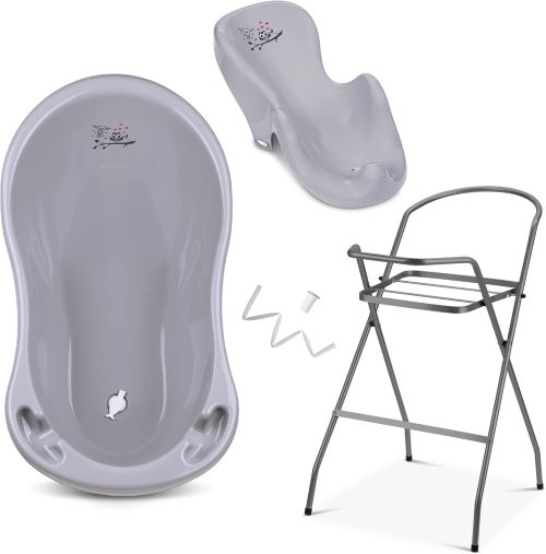 Juego de bañera para bebé con asiento antideslizante
