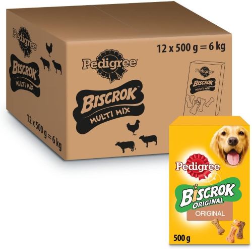 Mars Pedigree Biscrock Galletas para Perro de 3 Sabores