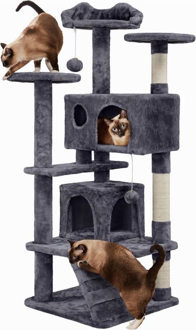  Yaheetech Árbol Rascador para Gatos con Plataforma
