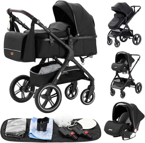 GLOKID Carrito bebé 3 en 1, Carro, Carrito bebé 3 Piezas