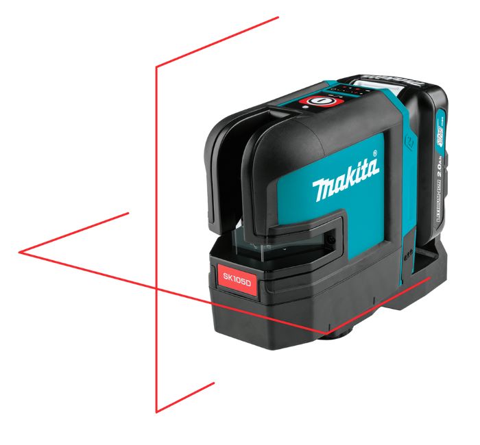 Makita Nivel láser en cruz 12Vmax CXT-GUIA