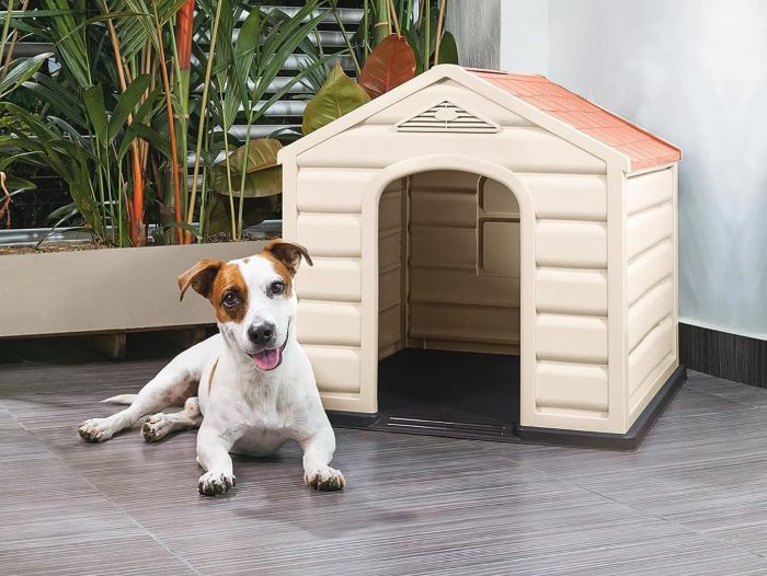 Perros Exterior Madera - 76 x 99 x H80 cm