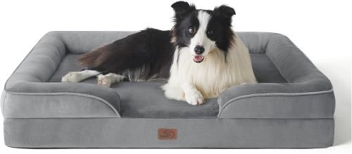 Bedsure Sofá Perro Ortopédica Grande - Cama Perro