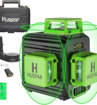 Huepar B03CG 3X360 Nivel Láser Verde 12 Líneas, MODO DE PULSO