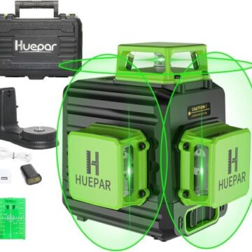 Mejor Nivel Láser Verde Huepar B03CG 3X360 – Ventajas y caracteristicas