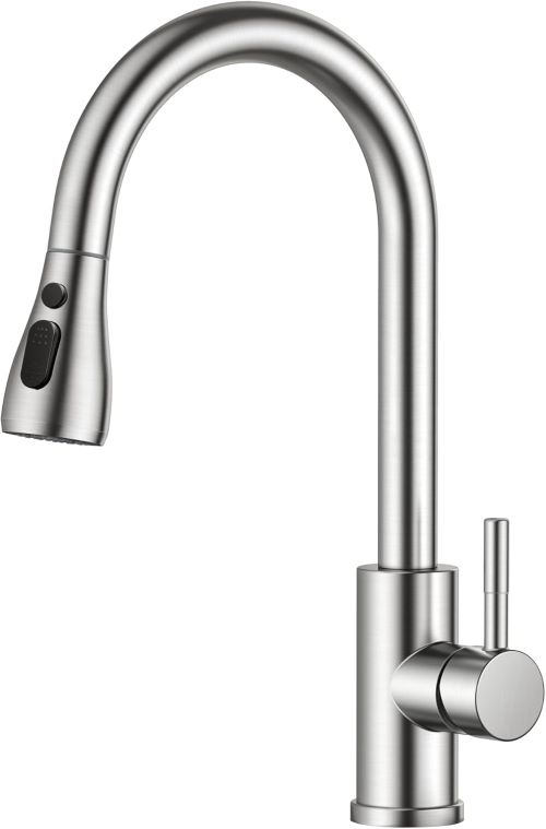FORIOUS Grifo Cocina Extraible, Grifo Cocina Fregadero con 3 Modos