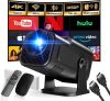 Proyector Portátil 1920x1080P 4K Supote Videoproyector Dual