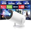 Proyector 4K 1080P Mini Proyector con WiFi y Bluetooth