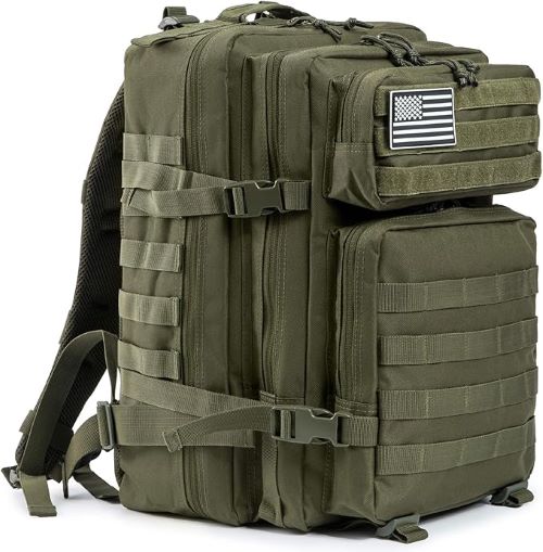 QT&QY Mochilas Militares Tácticas 45L Molle Mochila de asalto del ejército