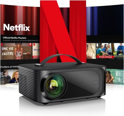 Proyector 4K Netflix Oficial Movin OS Dolby Surround 30000 Lúmenes