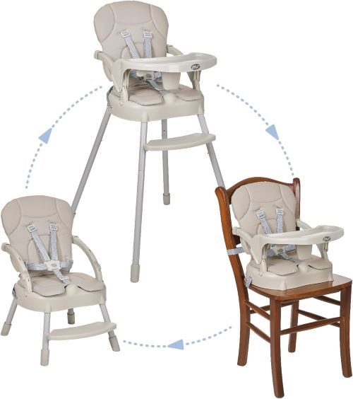 MS - Trona para bebe Spoon convertible en alzador y en silla