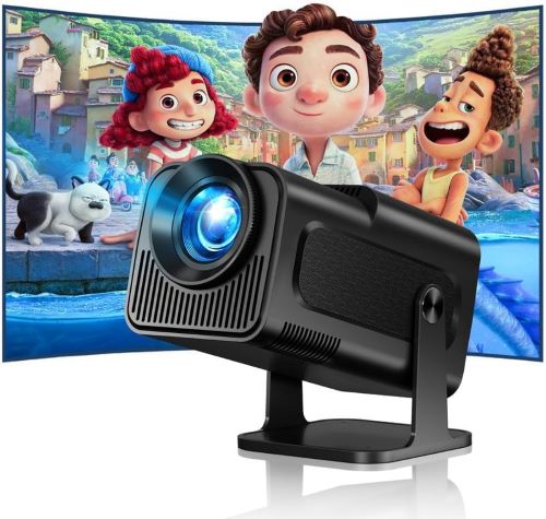 Proyector 4K Soporte 1080P Mini Proyector con WiFi 6 BT5.0