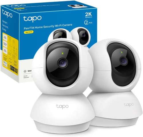 Tapo C210(2-Pack) - Cámara IP WiFi 360° Cámara de Vigilancia 2K