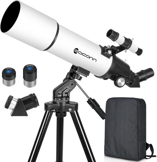 Telescopios astronómicos de 600 mm de Apertura de 80 mm para niños
