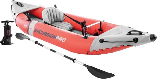INTEX Kayak Hinchable Excursion Pro Remo + hinchador