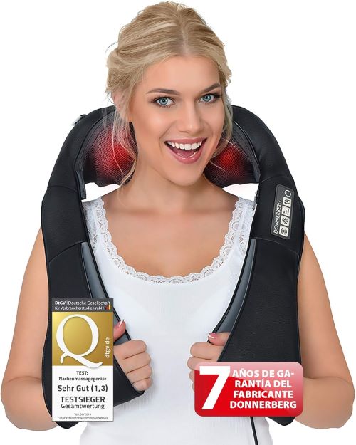 Donnerberg® Masajeador Cervical y Espalda Manual Masajeador Cuello