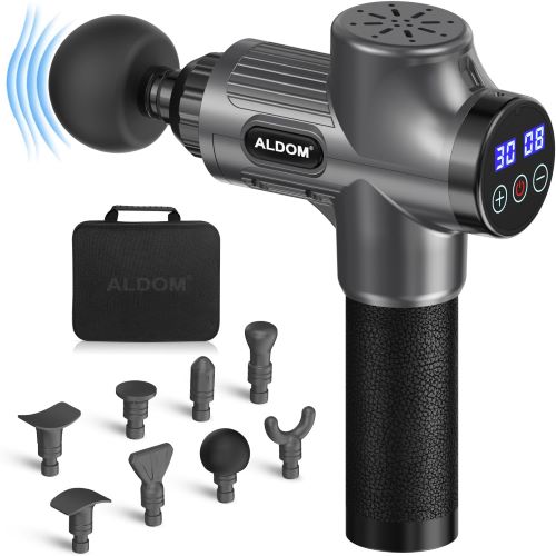 Pistola de Masaje Muscular, ALDOM Massage Gun Masajeadora Músculos
