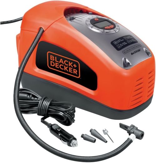 BLACK+DECKER Compresor de Aire Inflador con Cable, Potencia 160 PSI
