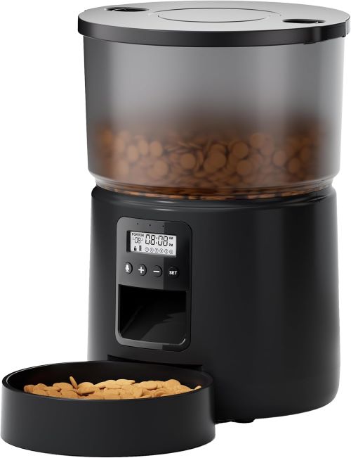 Comedero Gato Automatico - Dispensador Comida con Temporizador