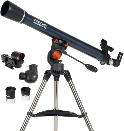 Celestron 21061 AstroMaster 70AZ telescopio refractor, azul oscuro