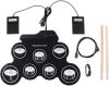 Yangers Juego de batería eléctrica portátil, juego de almohadillas